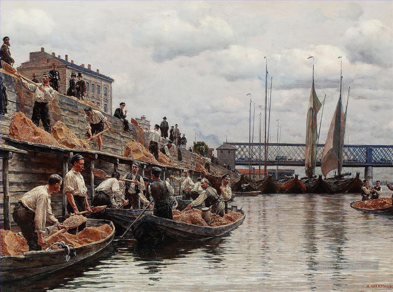 Piaskarze Aleksander Gierymski réalisme impressionnisme Peintures à l'huile